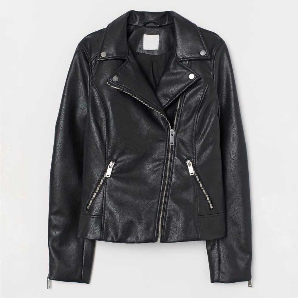 Vegan Leather Moto Jacket